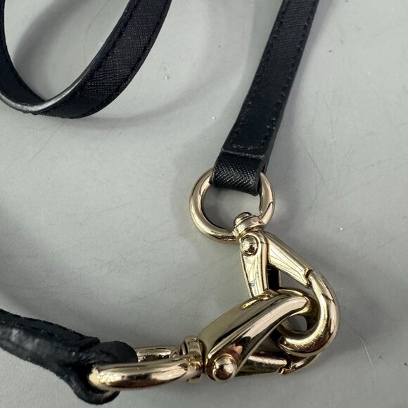 Kate Spade New York Black Saffiano leather Gold-done Hardware Adjustable Strap - Picture 4 of 10